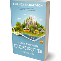 Tablet view of Glacier #1822 - Premade Travel Book Cover