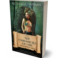 3D view of Tan #2041 - Premade Fantasy Book Cover