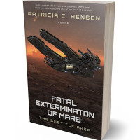 Tablet view of Taupe #2138 - Premade Science Fiction Book Cover