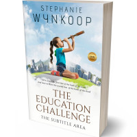 Tablet view of Geyser #2348 - Premade Education Book Cover