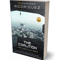 Tablet view of Shark #2381 - Premade Science Fiction Book Cover