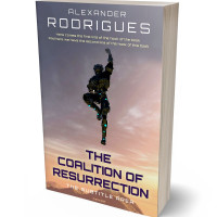 3D view of Bazaar #2395 - Premade Science Fiction Book Cover