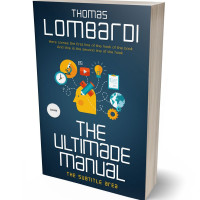 Tablet view of Nile Blue #2436 - Premade Abstract Book Cover