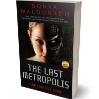 Tablet view of Tan #2477 - Premade Science Fiction Book Cover