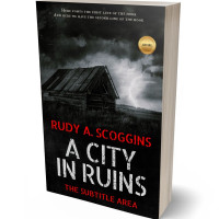 3D view of Heavy Metal #2550 - Premade Apocalyptica Book Cover