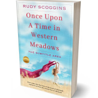 3D view of Premade Nature Book Cover - Paris White