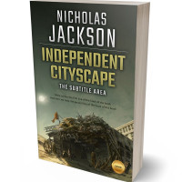 3D view of Rangitoto #2629 - Premade Apocalyptica Book Cover