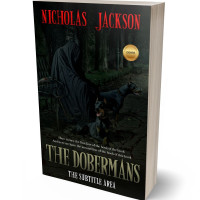 Tablet view of Log Cabin #2641 - Premade Horror Book Cover