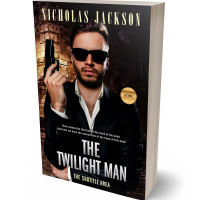 3D view of Premade Mystery & Thriller & Suspense Book Cover - Night Rider