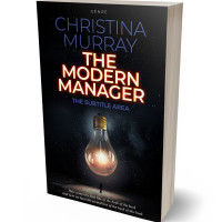 3D view of Premade Business Book Cover - Woodsmoke