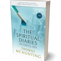 3D view of Premade Medical Book Cover - Aqua Island