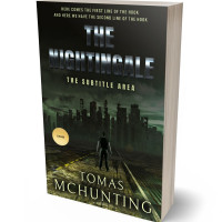 Tablet view of Log Cabin #2968 - Premade Apocalyptica Book Cover | BookCoverZone