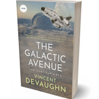 Tablet view of Friar Gray #3307 - Premade Science Fiction Book Cover