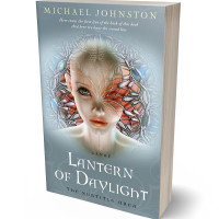 3D view of Regent Gray #3335 - Premade Science Fiction Book Cover