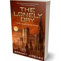 3D view of Pueblo #3569 - Premade Science Fiction Book Cover