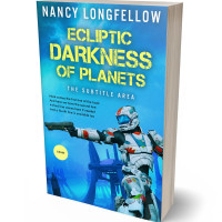 Tablet view of Curious Blue #3582 - Premade Science Fiction Book Cover