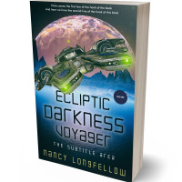 Tablet view of Pink Swan #3583 - Premade Science Fiction Book Cover