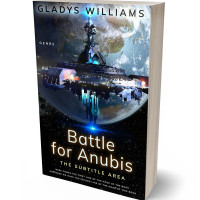 Tablet view of Woodsmoke #3753 - Premade Science Fiction Book Cover