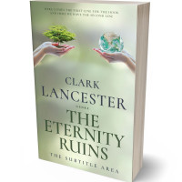 Tablet view of Pale Leaf #3992 - Premade Science & Nature Book Cover | BookCoverZone