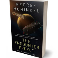 Tablet view of Cod Gray #4105 - Premade Science Fiction Book Cover