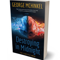 Tablet view of Burning Sand #4153 - Premade Abstract Book Cover