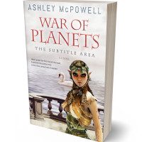 Tablet view of Ebb #4270 - Premade Science Fiction Book Cover