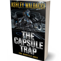 3D view of Heathered Gray #4289 - Premade Science Fiction Book Cover