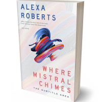 Tablet view of Ebb #4391 - Premade Abstract Book Cover