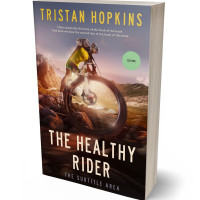 3D view of Cocoa Brown #4414 - Premade Action & Adventure Book Cover