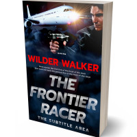 Tablet view of Clam Shell #4484 - Premade Action & Adventure Book Cover