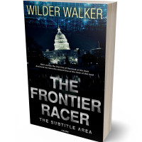 3D view of Mist Gray #4487 - Premade Action & Adventure Book Cover