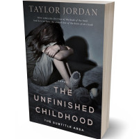 3D view of Premade Literary Fiction Book Cover - Shark