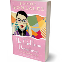 Tablet view of Can Can #4835 - Premade Abstract Book Cover