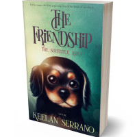 Tablet view of Te Papa Green #4863 - Premade Abstract Book Cover