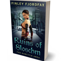 3D view of Ebony #4883 - Premade Fantasy Book Cover