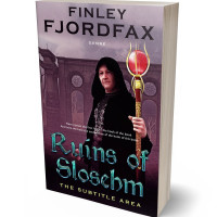 3D view of Premade Fantasy Book Cover - Cocoa Brown