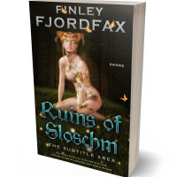 3D view of Premade Fantasy Book Cover - Rangoon Green