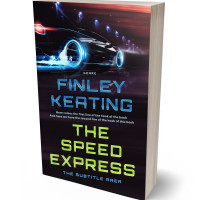 Tablet view of Thunder #4944 - Premade Abstract Book Cover