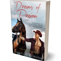 3D view of Premade Erotica Book Cover - Cocoa Brown