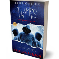 Tablet view of Black #5293 - Premade Abstract Book Cover