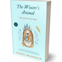 Tablet view of White Ice #5737 - Premade Nature Book Cover