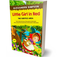 3D view of Premade Fantasy Book Cover - Green Pea