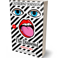 Tablet view of Black #5808 - Premade Abstract Book Cover