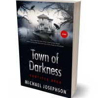 3D view of Pink Swan #5815 - Premade Horror Book Cover