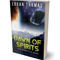 3D view of Thistle Green #6215 - Premade Apocalyptica Book Cover