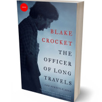 3D view of Premade Horror Book Cover - French Gray