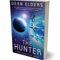 Tablet view of Cloud Burst #6707 - Premade Science Fiction Book Cover