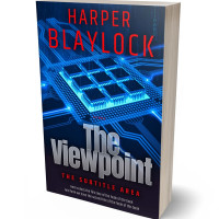 Tablet view of Blue Zodiac #6819 - Premade Abstract Book Cover