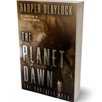 3D view of Premade Horror Book Cover - Mikado