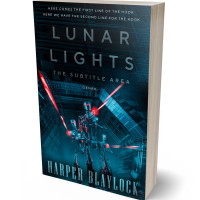 Tablet view of Black Pearl #6888 - Premade Science Fiction Book Cover